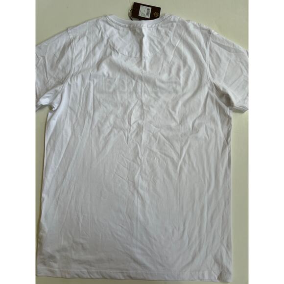 Roberto Cavalli Designer Graphic Logo T-shirt Cotton Size 2XL NWT - Picture 10 of 16